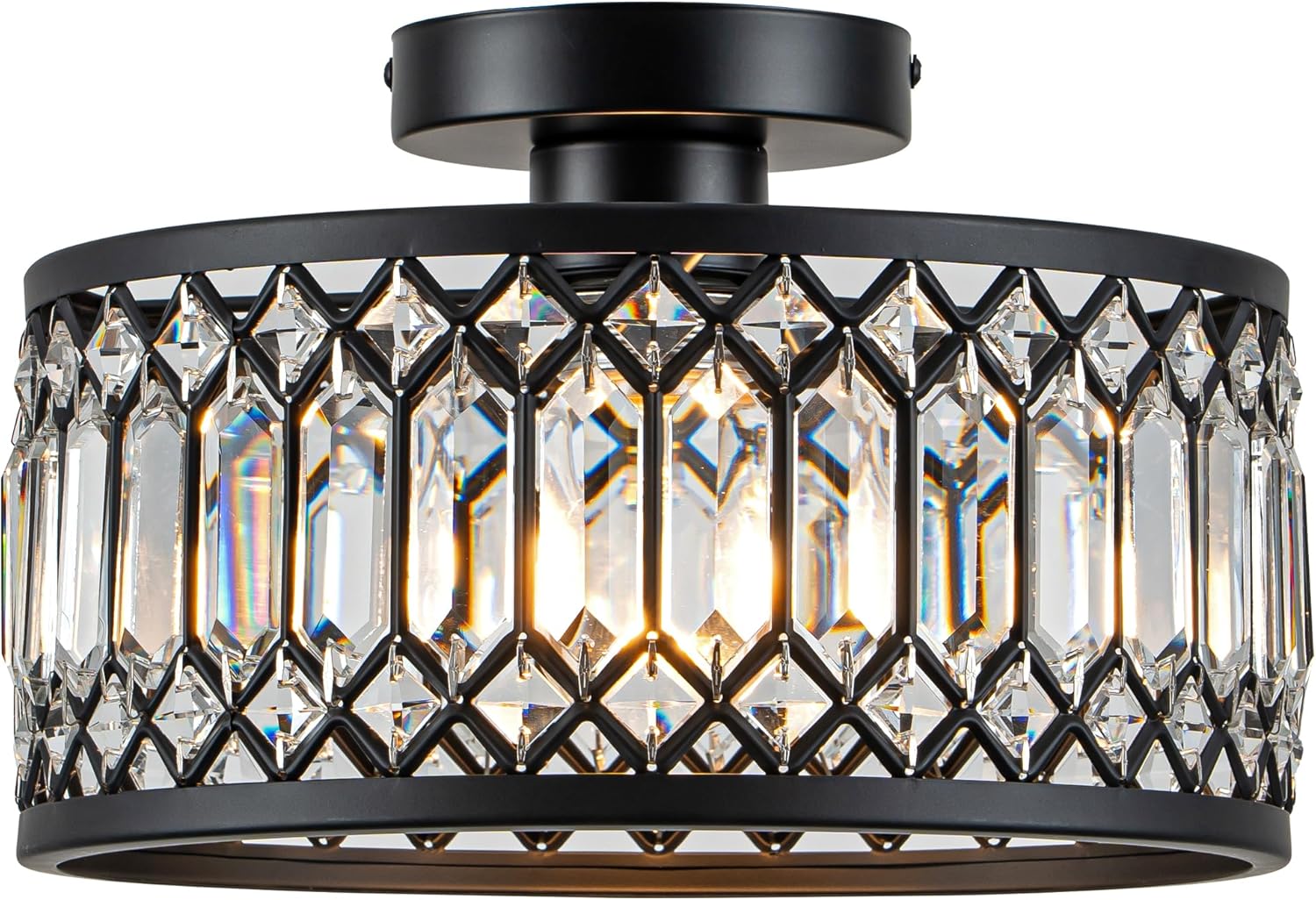 Crystal Ceiling Light Fixture for Modern Home Decor Style