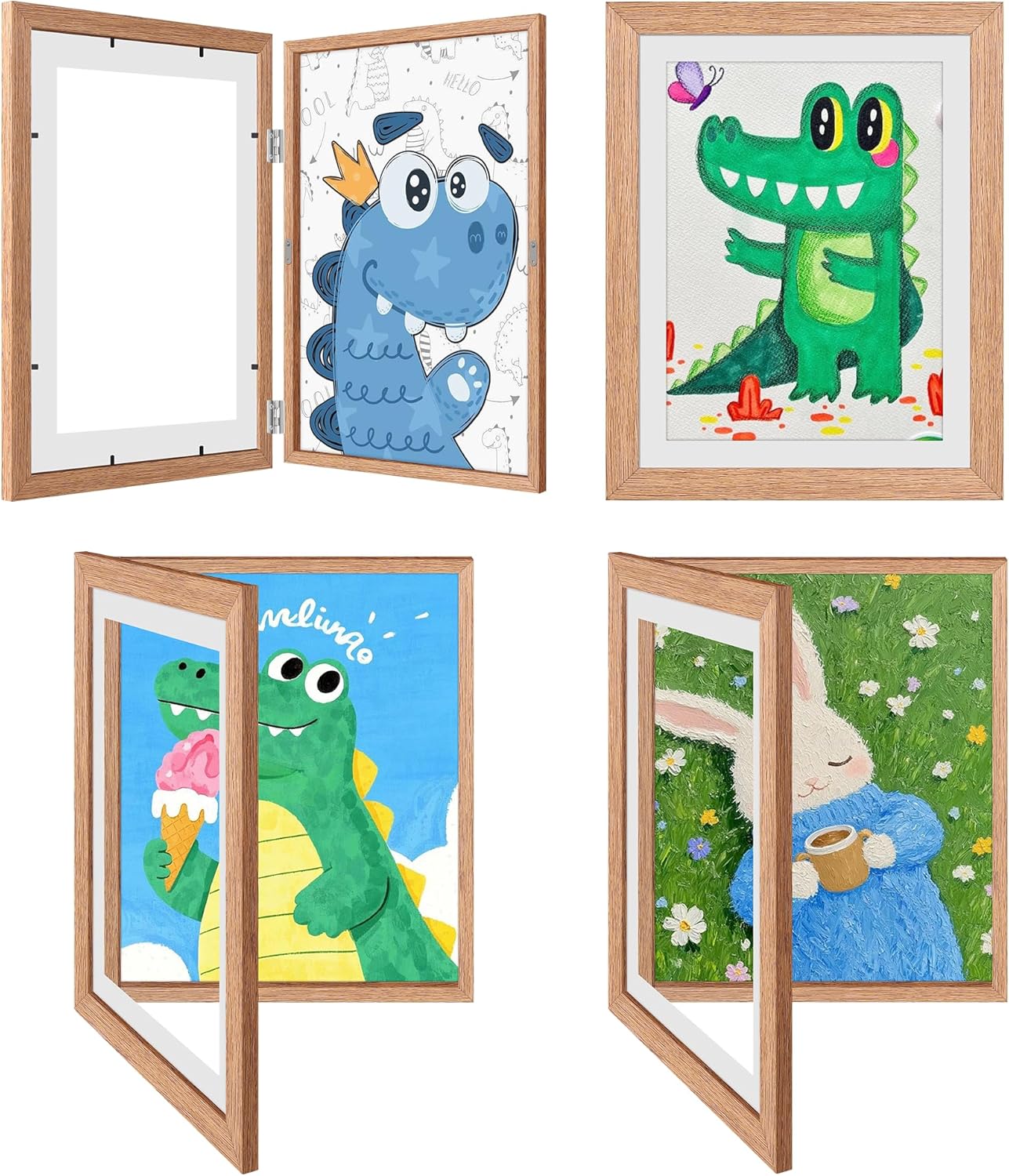 Changeable Kids Artwork Frames for Easy Display and Storage