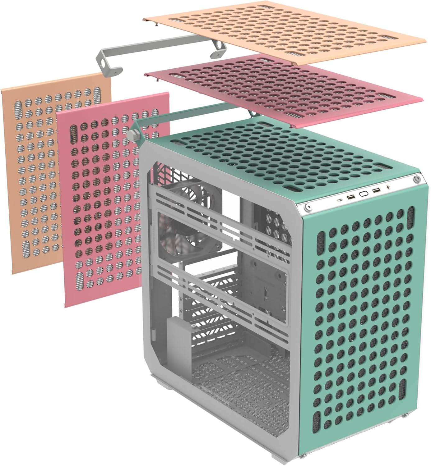 Cooler Master QUBE 500 High Airflow Gaming ATX Mid-Tower Case