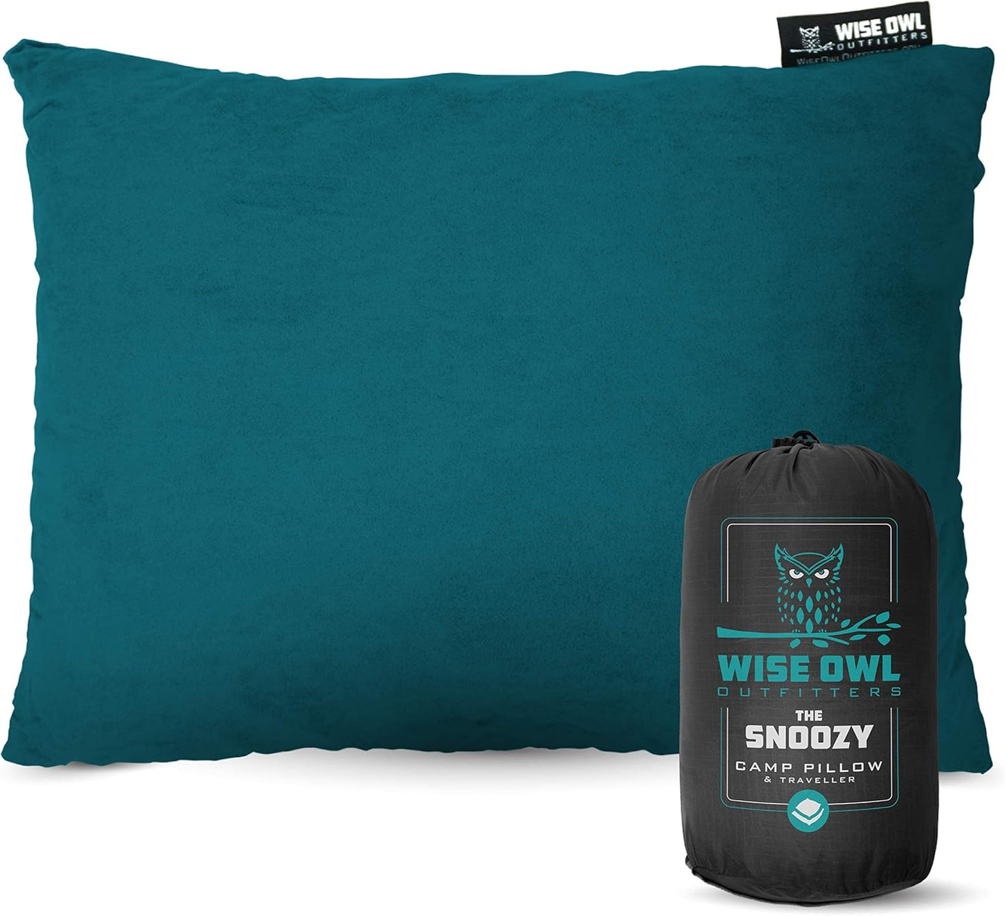 Wise Owl Outfitters Camping Pillow for Travel and Outdoor Use