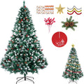 Christmas Tree 6FT Artificial Hinged Premium Xmas Tree - 1400 Tips