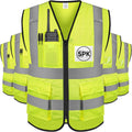 TICONN High Visibility Class II Mesh Safety Vest for Men - Reflective