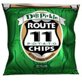 Route 11 Dill Pickle Potato Chips 30-Pack Mini Bags - Kettle Cooked