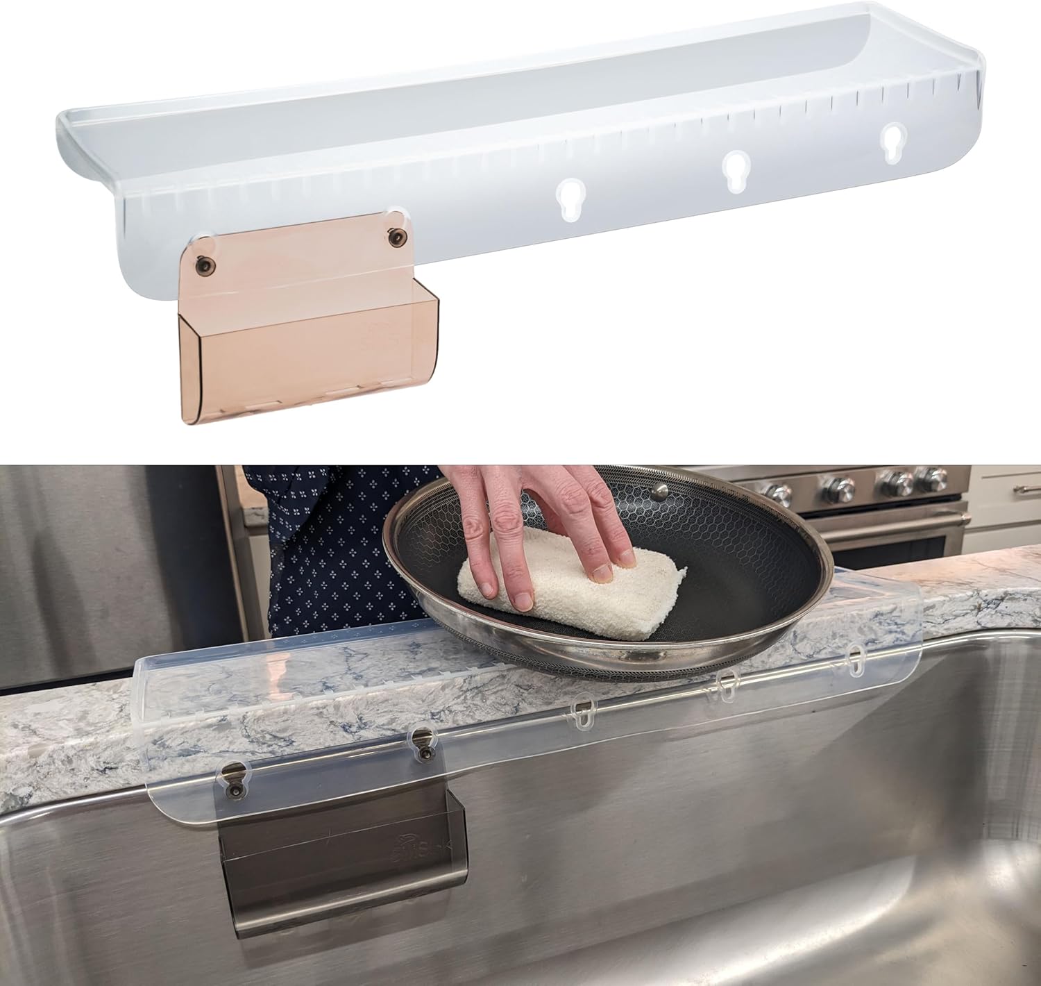 SiliSink XL Silicone Edge Guard for Kitchen Sink Protection