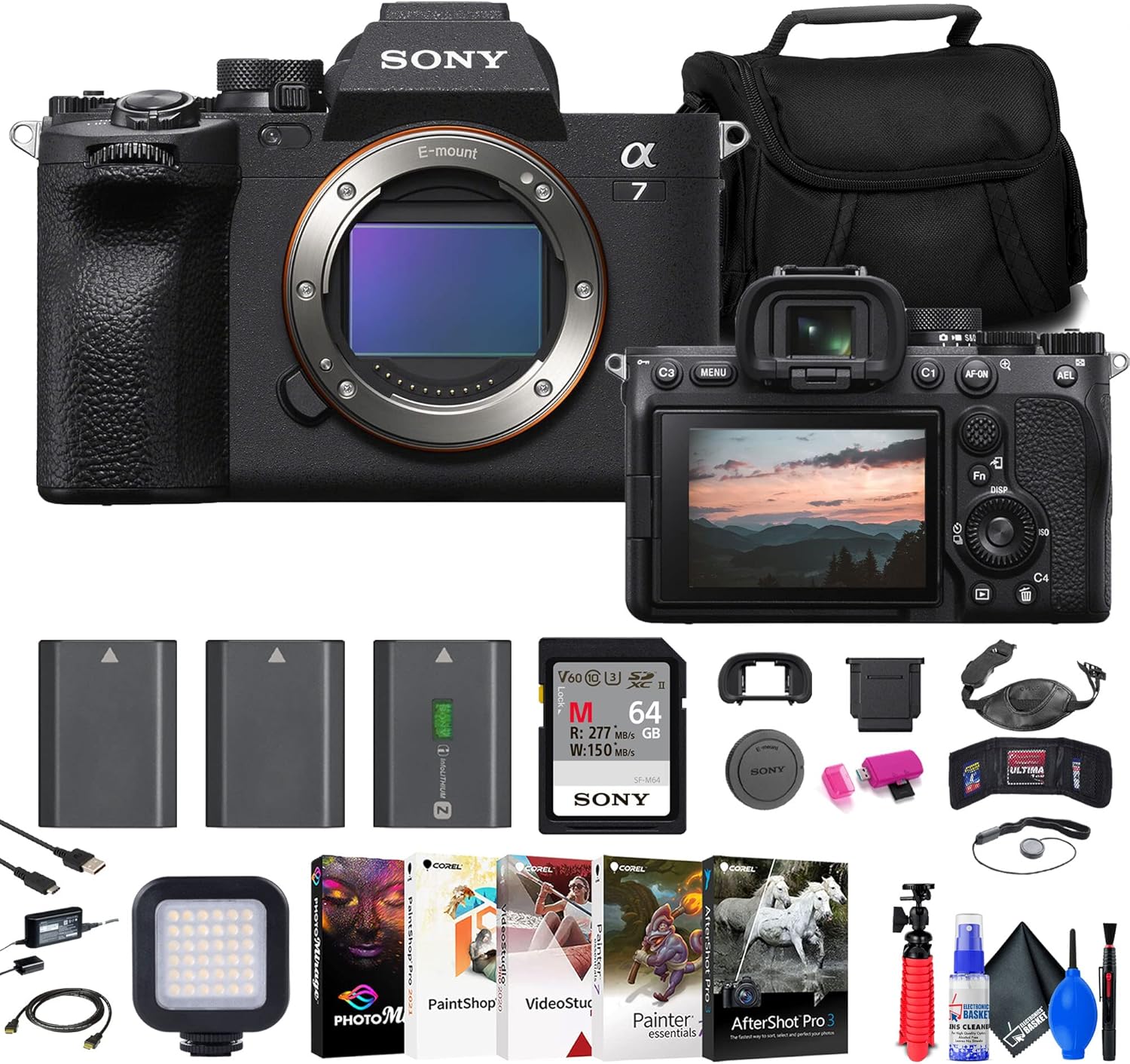 Sony a7 IV Mirrorless Camera Bundle with Essential Accessories