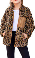 Arshiner Girls Fleece Jacket Sherpa Full Zip Coat - Cozy Warmth