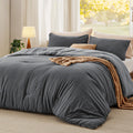 Bedsure Queen Size Comforter Set - Reversible All-Season Comfort