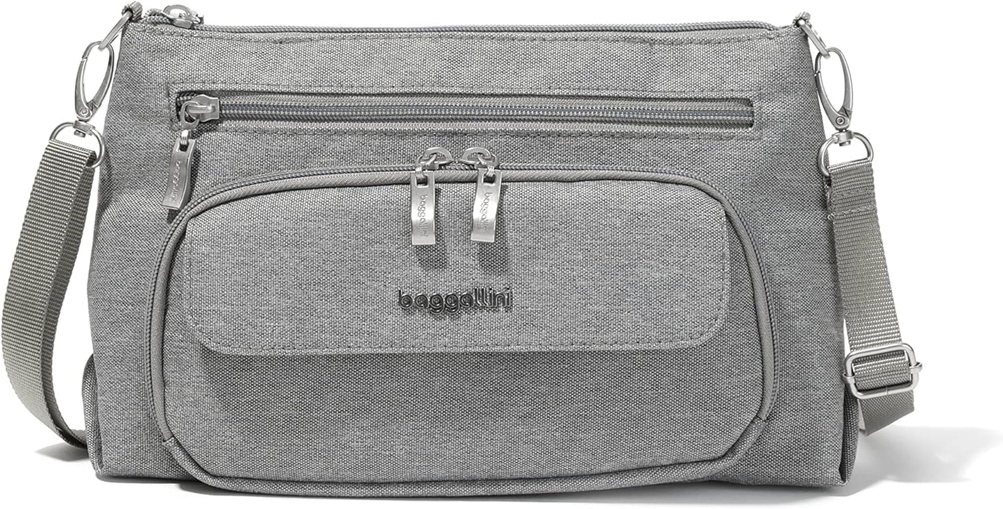 Baggallini Original Everyday Crossbody Bag with RFID Protection