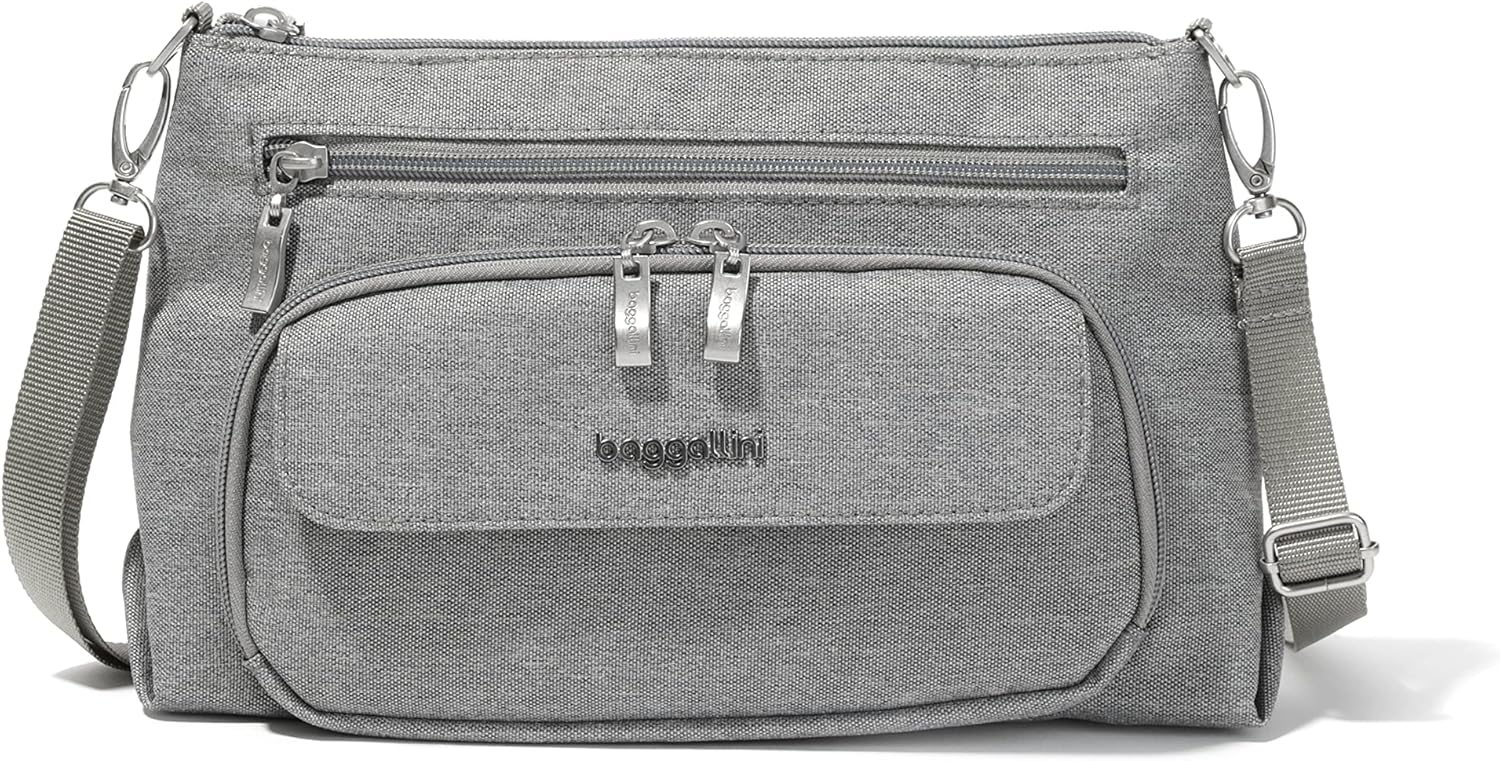 Baggallini Original Everyday Crossbody Bag with RFID Protection