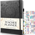 Legend Teacher Planner 8.5x11.5 Hardcover Black - Undated School Year