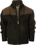 Gioberti Boy's Knitted Full Zip Cardigan Sweater with Lined Fleece