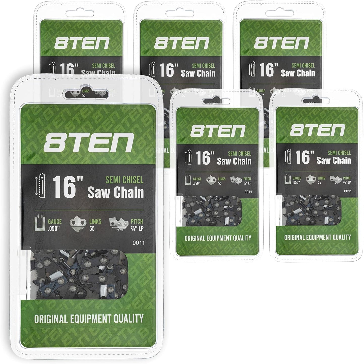 8TEN Chainsaw Chain for Stihl and McCulloch Models - 6 Pack