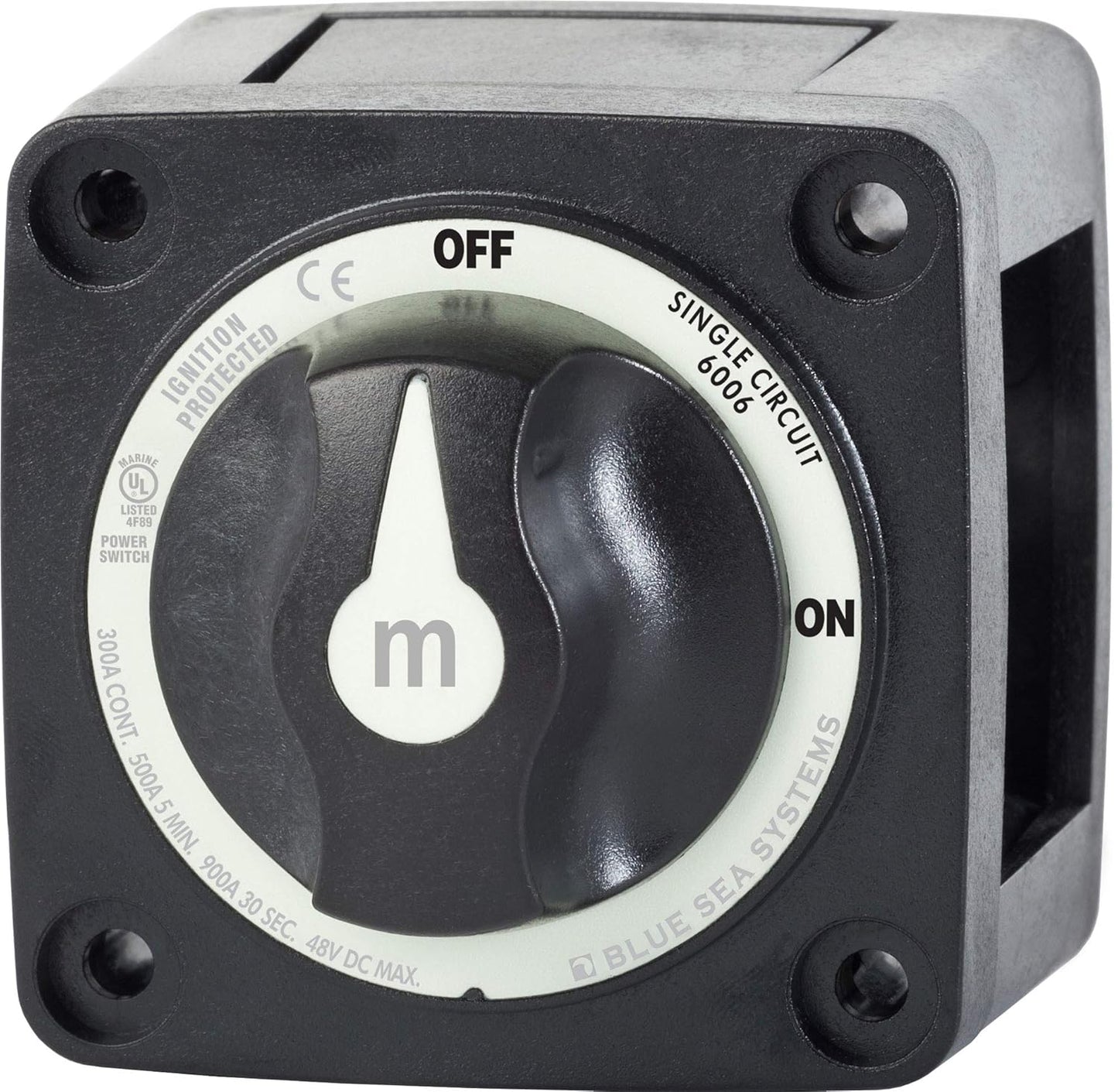 Blue Sea Systems 6006200 m-Series Battery Switch ON/OFF Knob