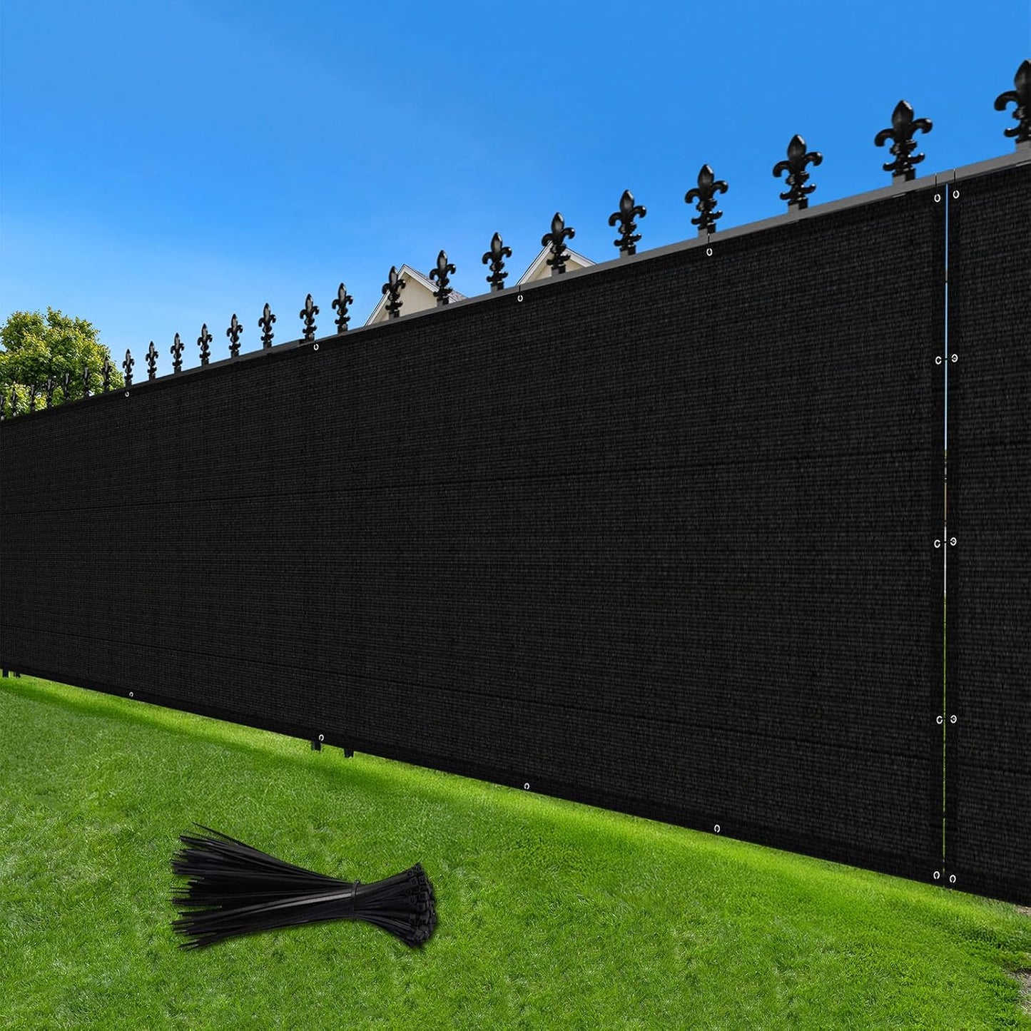 LOVE STORY 5ftx100ft Fence Privacy Screen for Outdoor Spaces