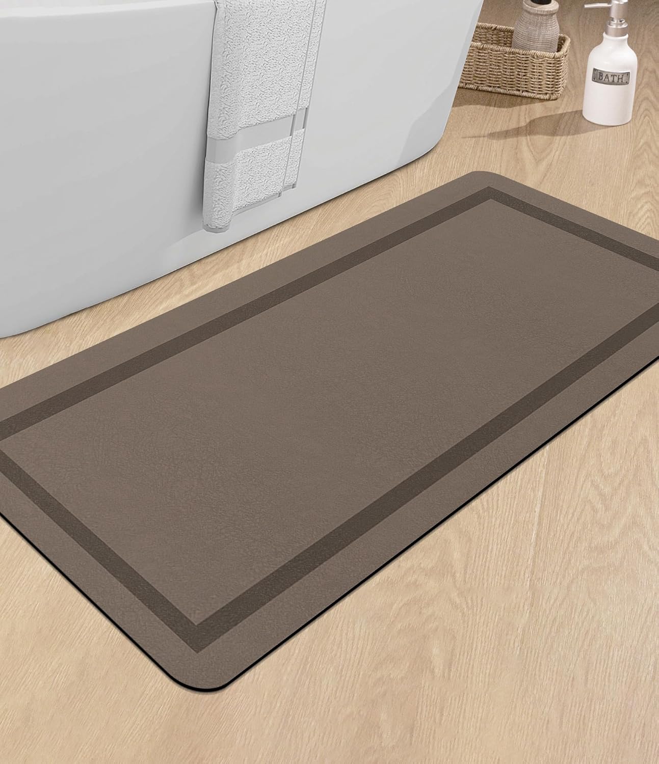 Chakme Bathroom Mat Rugs Large 48x24 for Quick Drying Needs