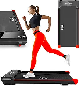 REVO Walking Pad Treadmill for Home - Portable Under Desk Use