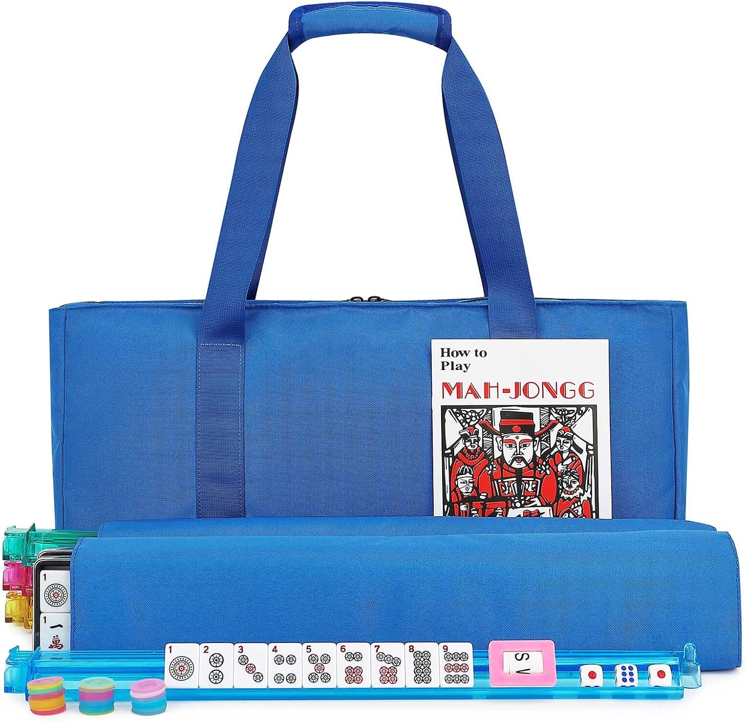 American Mahjong Tile Set with Quality Tiles and Accessories