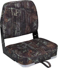 Classic Low Back Folding Boat Seat - Comfortable, Durable Fit