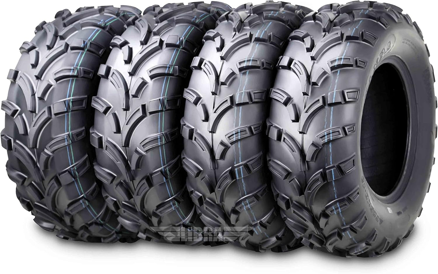 WANDA UTV ATV Tires 23x8-11 Front & 24x10-11 Rear for Mud