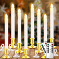 YAUNGEL Window Candles - 8 Pack LED Battery Operated Lights