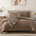 Monbix Full Comforter Set Full Size - All-Season Cozy Bedding