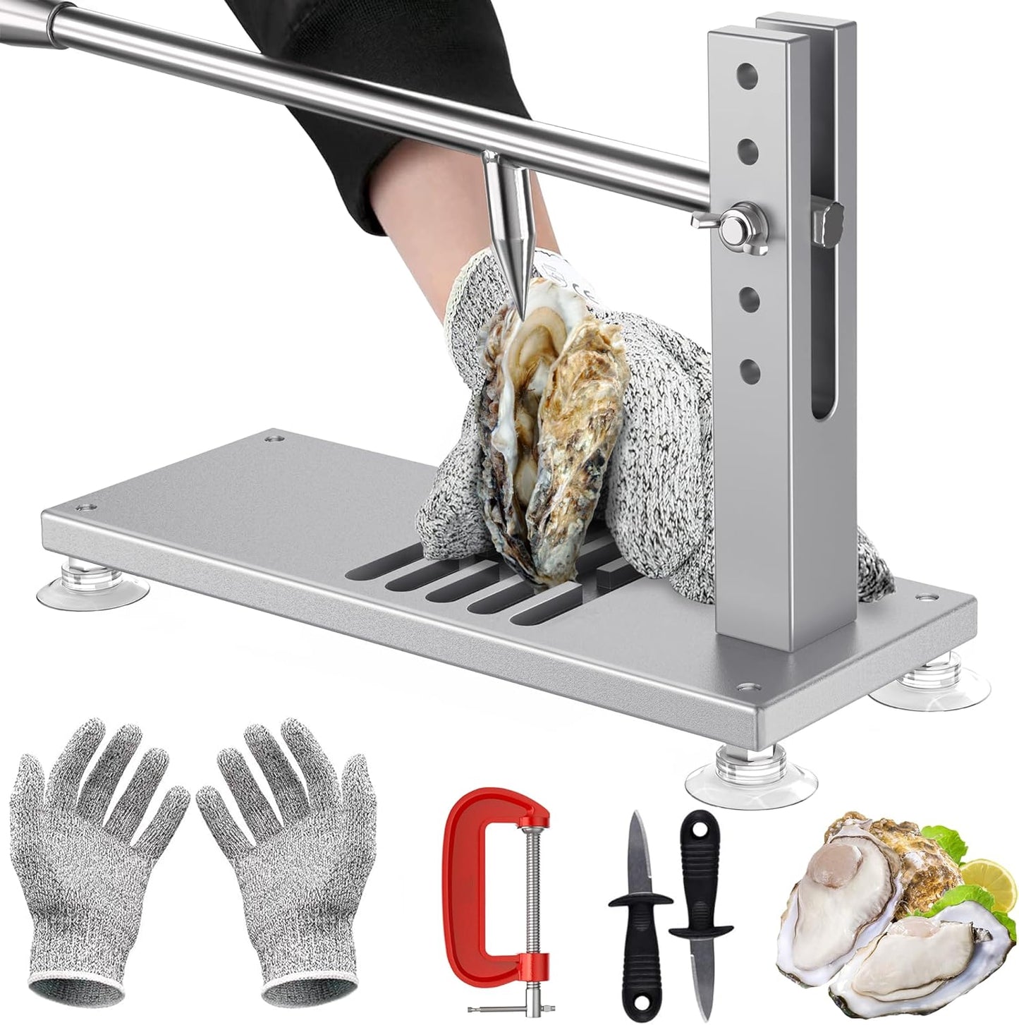 Adjustable Oyster Clam Opener Machine for Effortless Shucking
