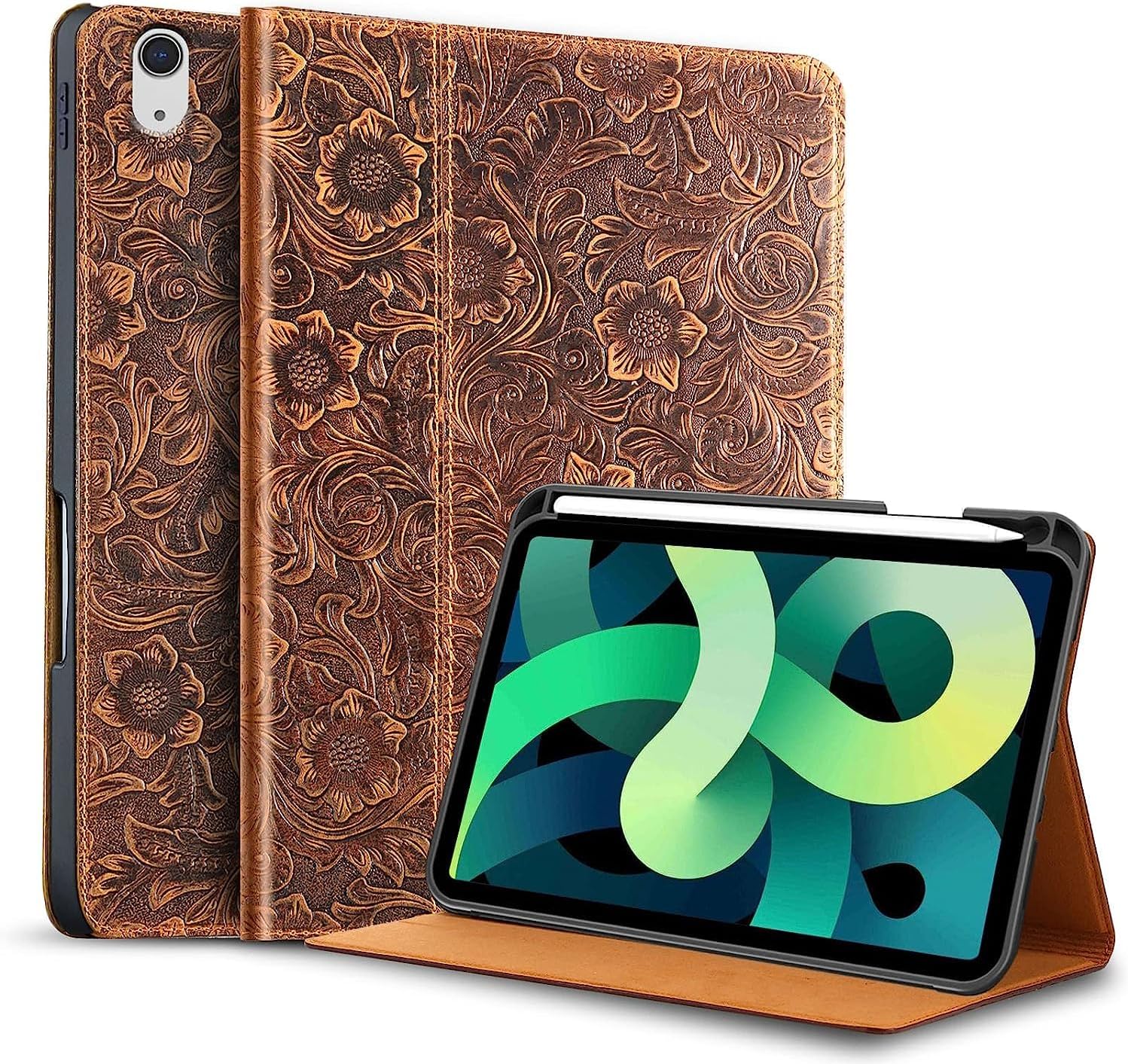 Gexmil Leather Case for iPad Air 11 Inch M3 and M2 Models