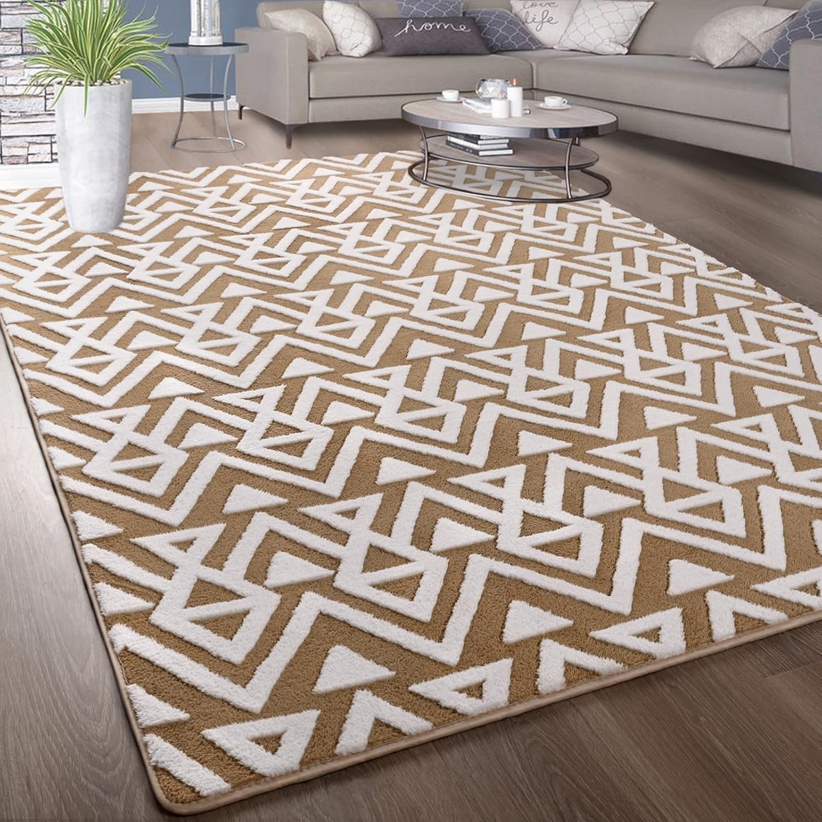 Ompaa Ultra Soft Shaggy Rugs for Bedroom and Living Room Decor