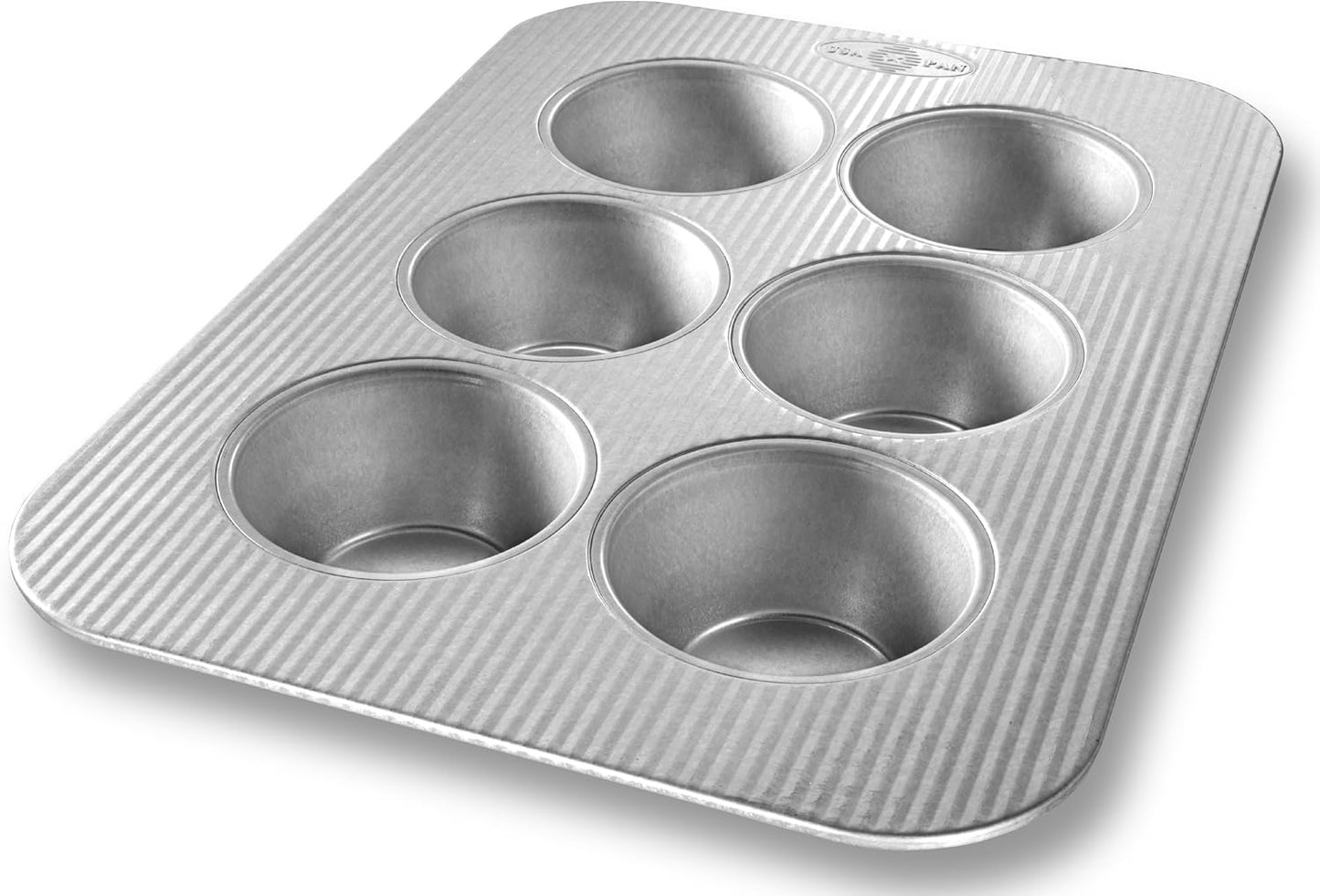 USA Pan Jumbo Texas Muffin Pan for Perfectly Baked Muffins