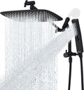 All Metal 12 in Shower Head with Handheld Combo - Rain + Massage