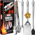 GRILLART BBQ Tools Grill Tools Set 18in - Durable 4-Piece Grill Kit