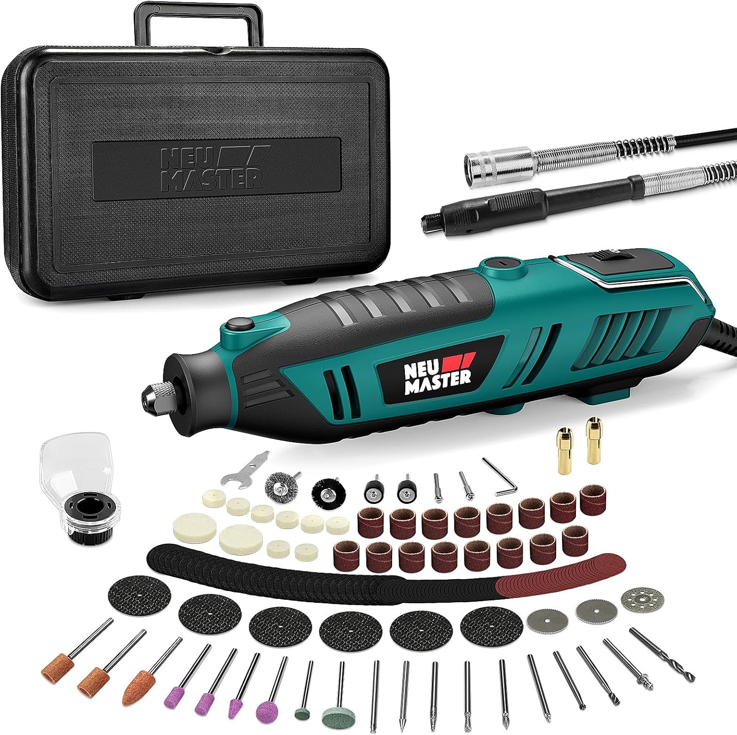 NEU MASTER 180W Rotary Tool Kit for Crafting and DIY Projects