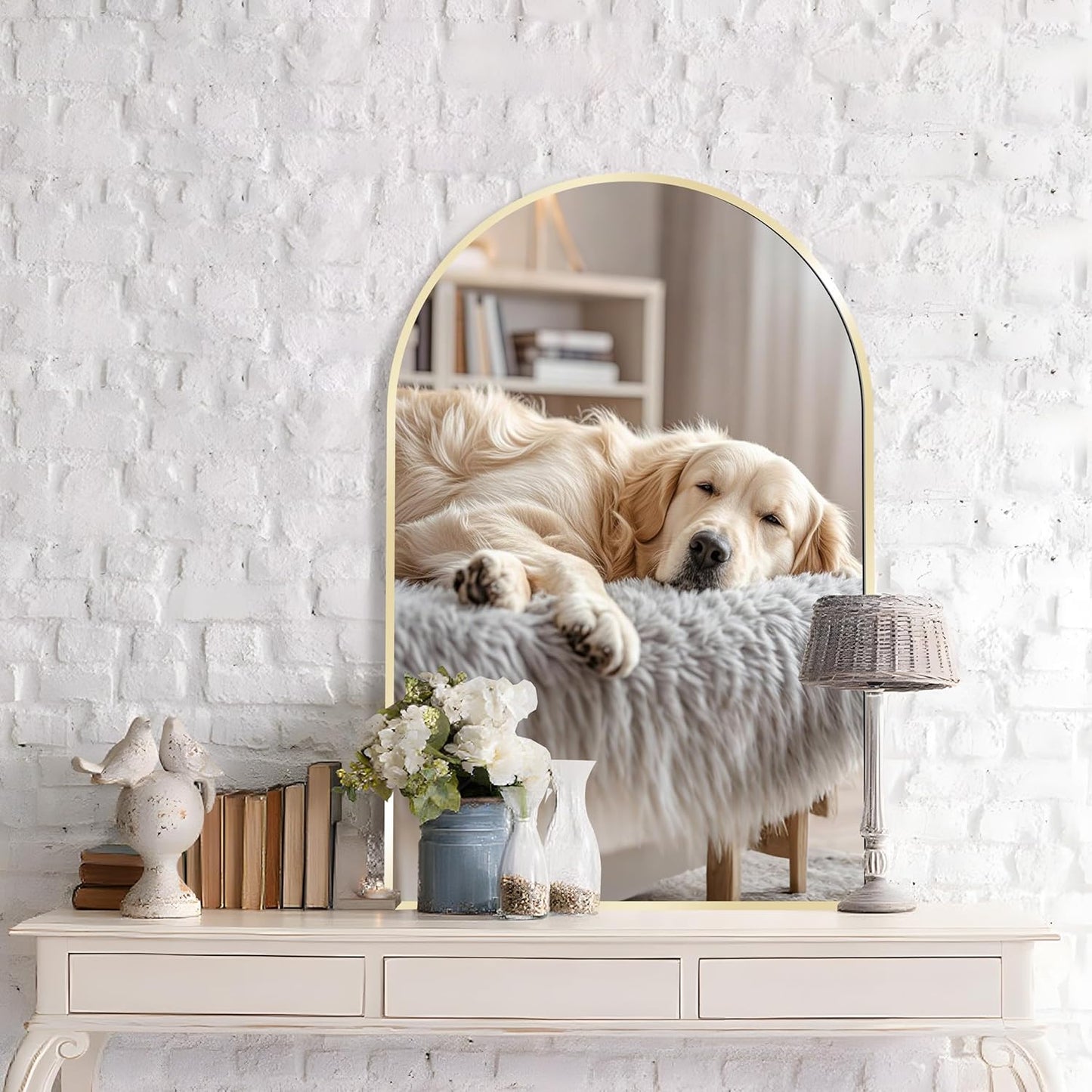 Arched Wall Mirror 20X30 for Modern Farmhouse Decor