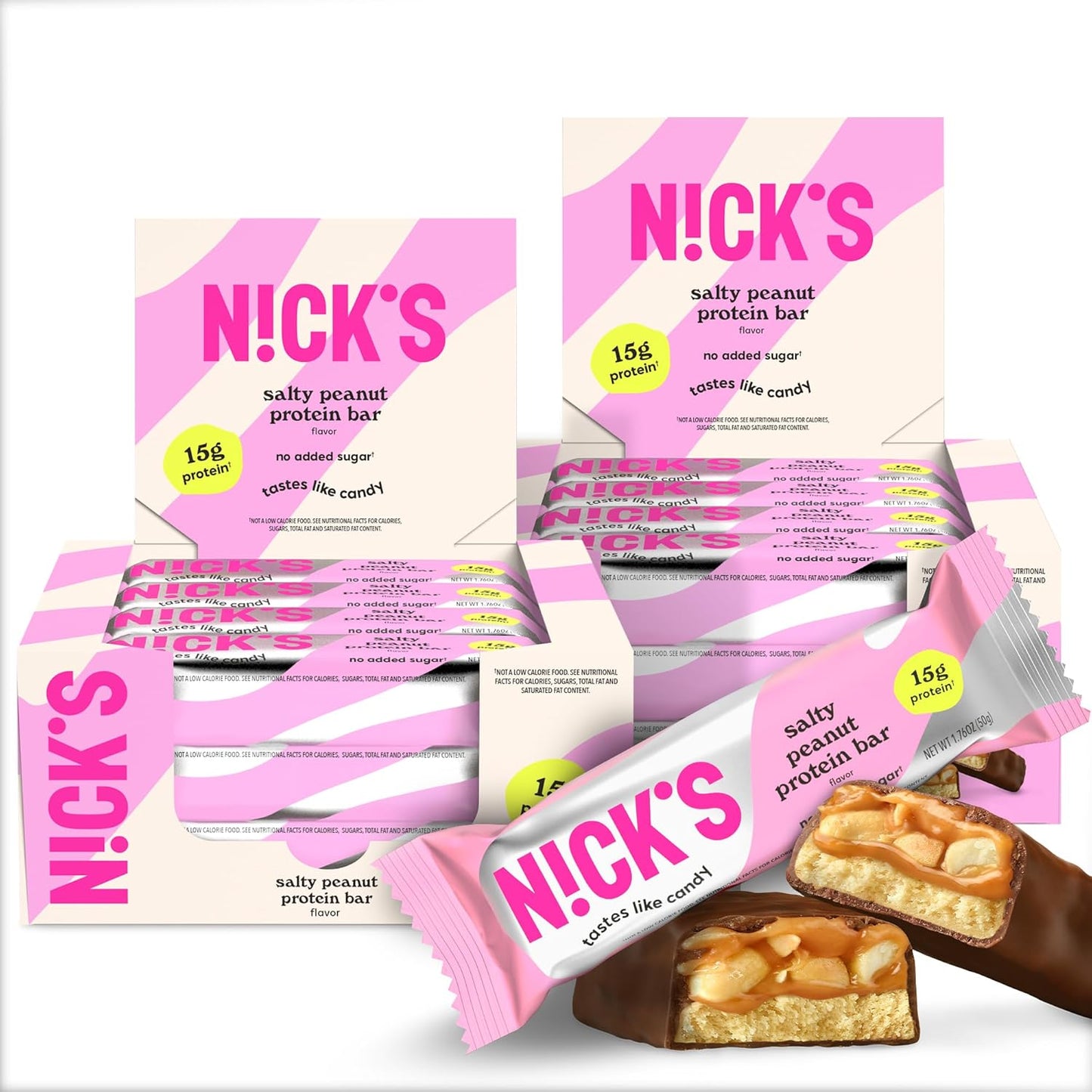 N!CK'S Protein Bars Chocolate Peanut - Keto Friendly Snack