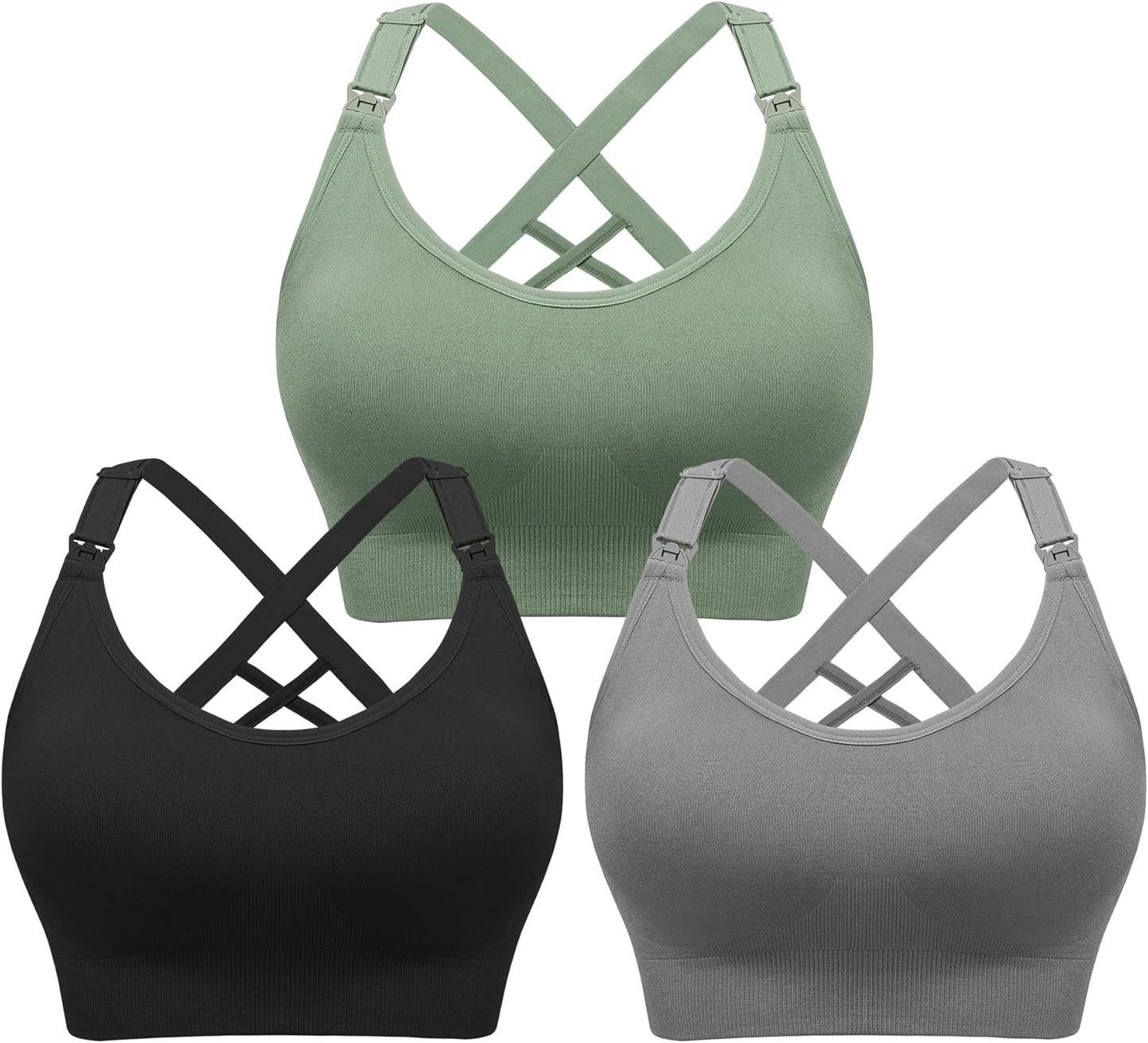 Angelhood Nursing Bras for Breastfeeding and Active Moms