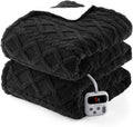 Electric Blanket Full Size Sherpa Heated Blanket - Fast Heating