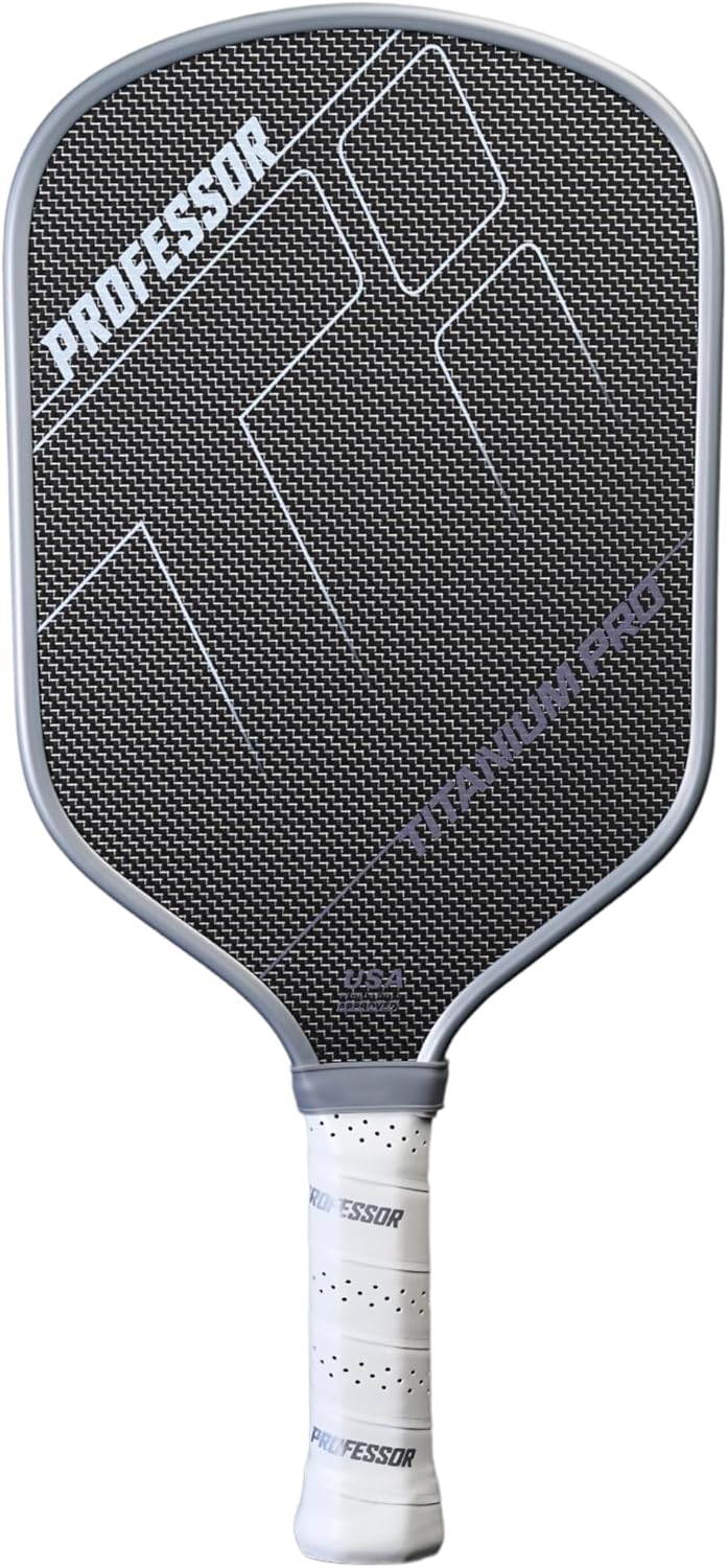 Professor PhD Raw Carbon Fiber Premium Pickleball Paddle Racket