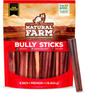 Natural Farm Odor-Free Select Bully Sticks (6-in, 1 lb) - Long-Lasting