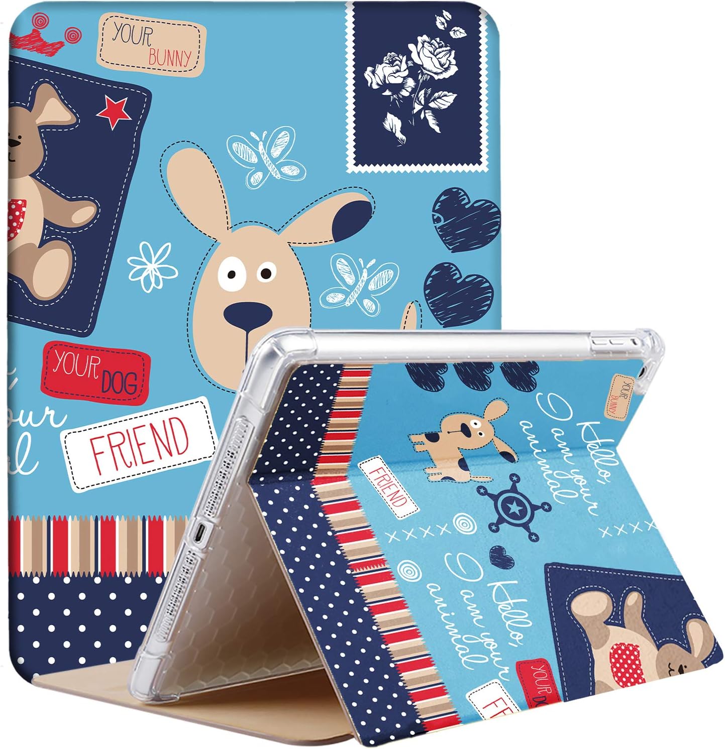 DuraSafe iPad Case for 9.7 Inch Models with Puppy Design