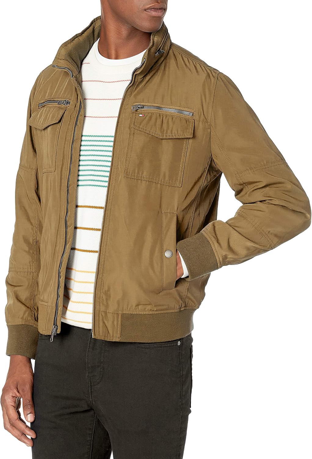 Tommy Hilfiger Men's Water Resistant Performance Bomber Jacket