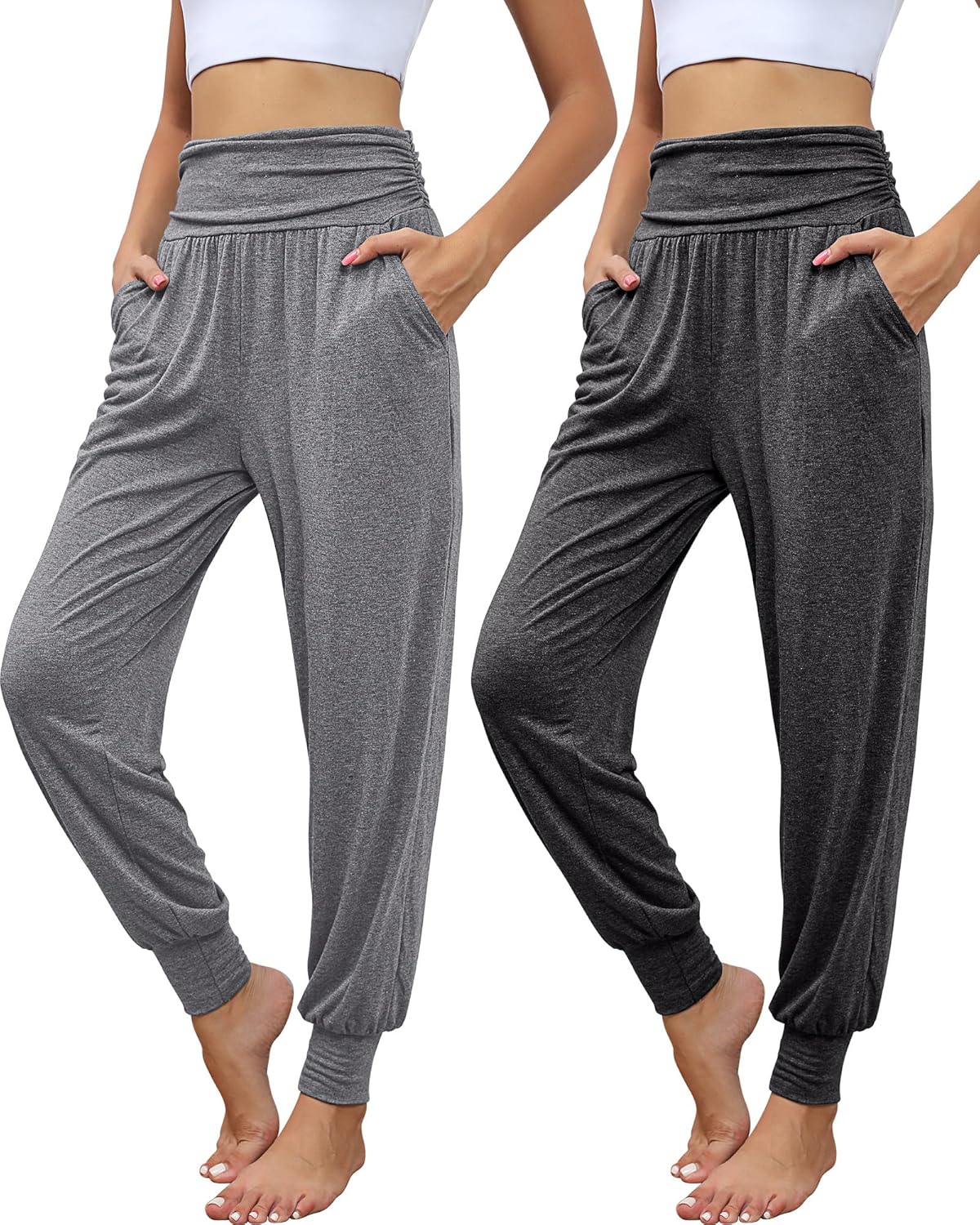 Cozy Women's Yoga Joggers with Pockets for Ultimate Comfort