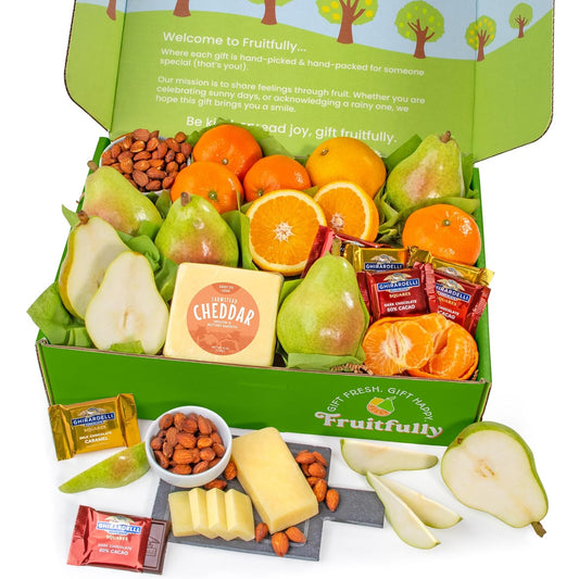 Harvest Favorites Fruit and Gourmet Gift Box for Every Occasion