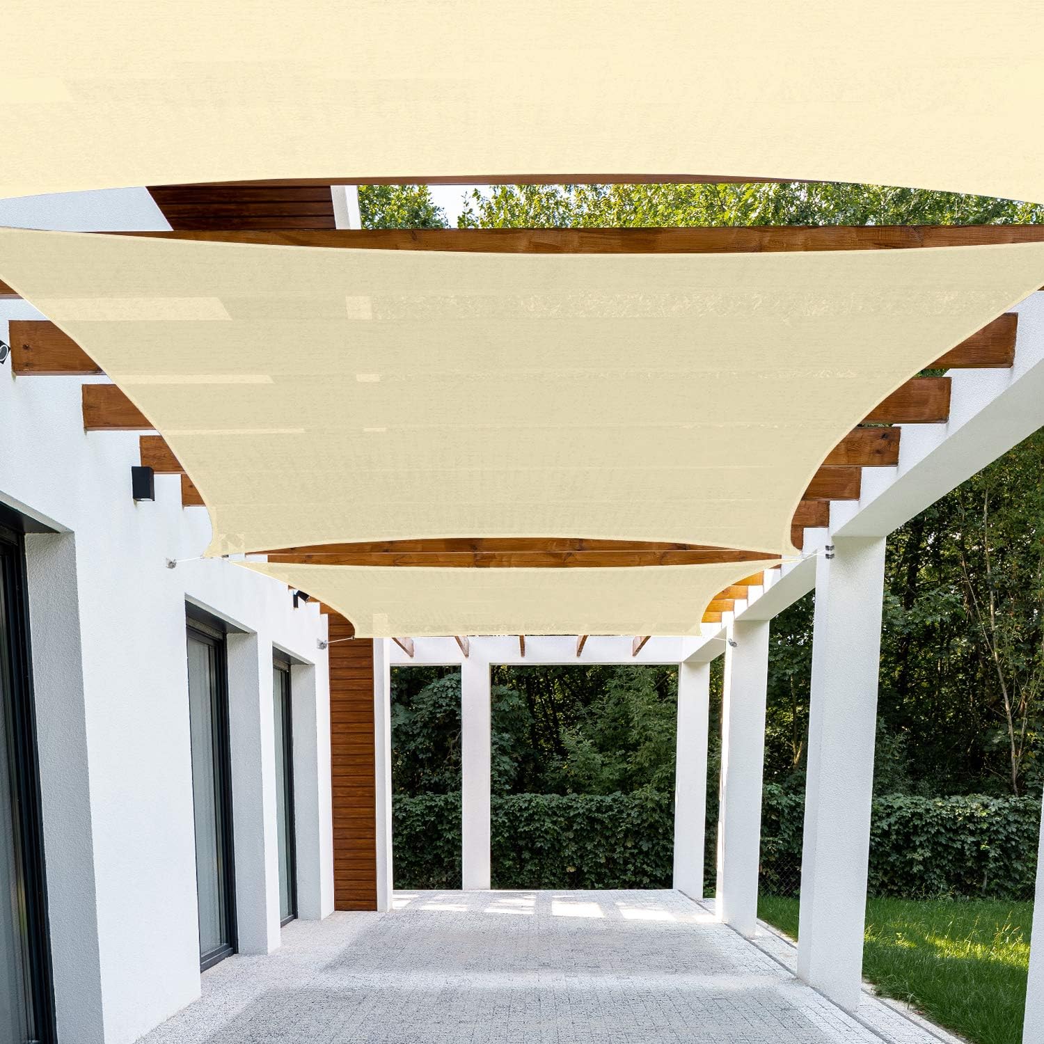 Patio Paradise 22ft x 22ft Sun Shade Sail for Outdoor Spaces