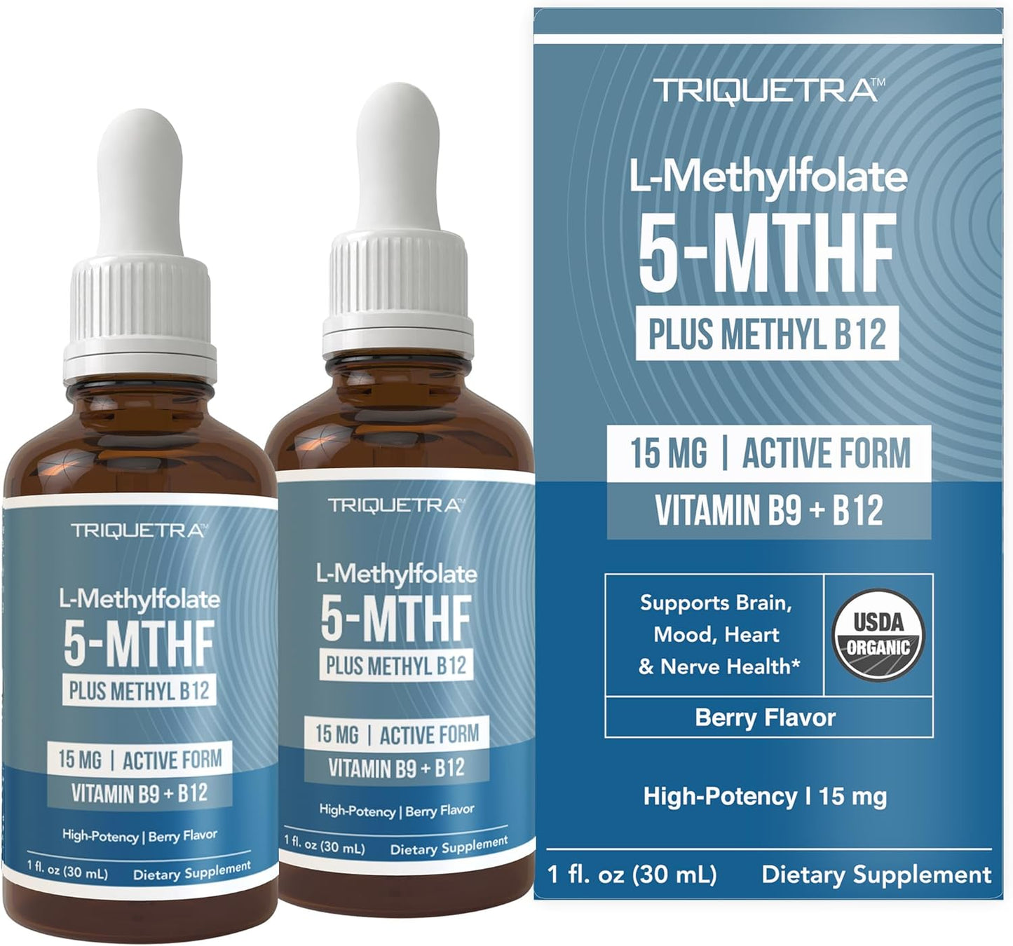 L Methyl Folate 15mg Plus Methyl B12 for Mood and Cognition