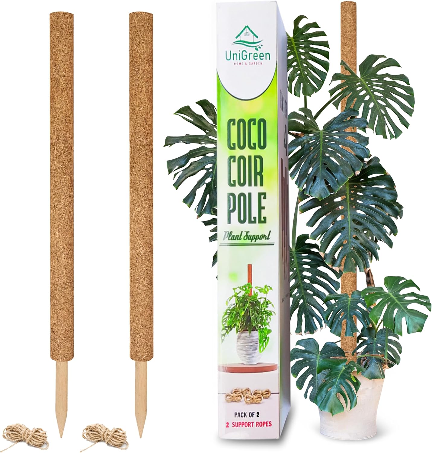 87ft' Large Premium Moss Pole for Indoor Plants Support