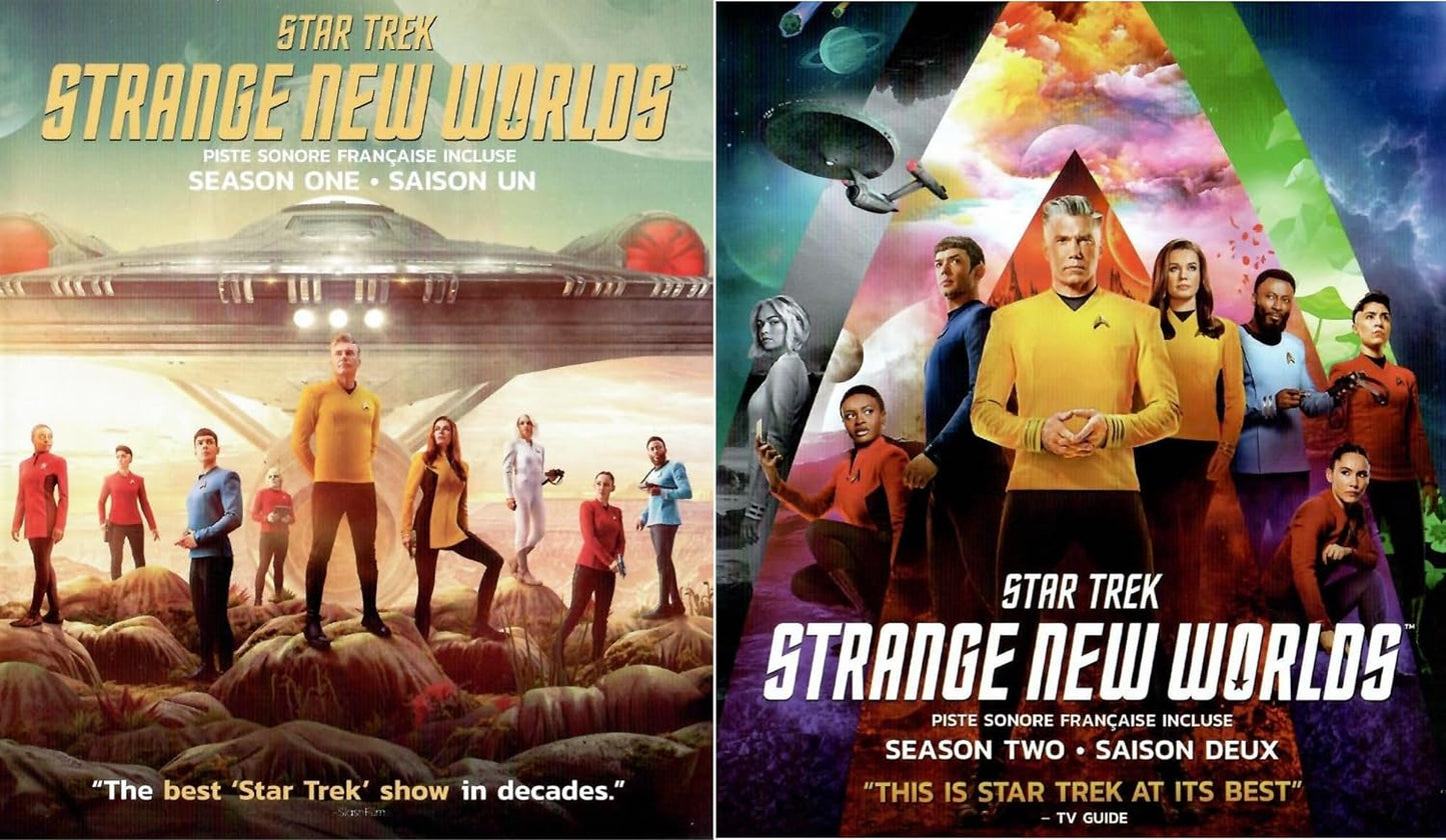 Star Trek Strange New Worlds Season One and Two Blu-ray 2-Pack