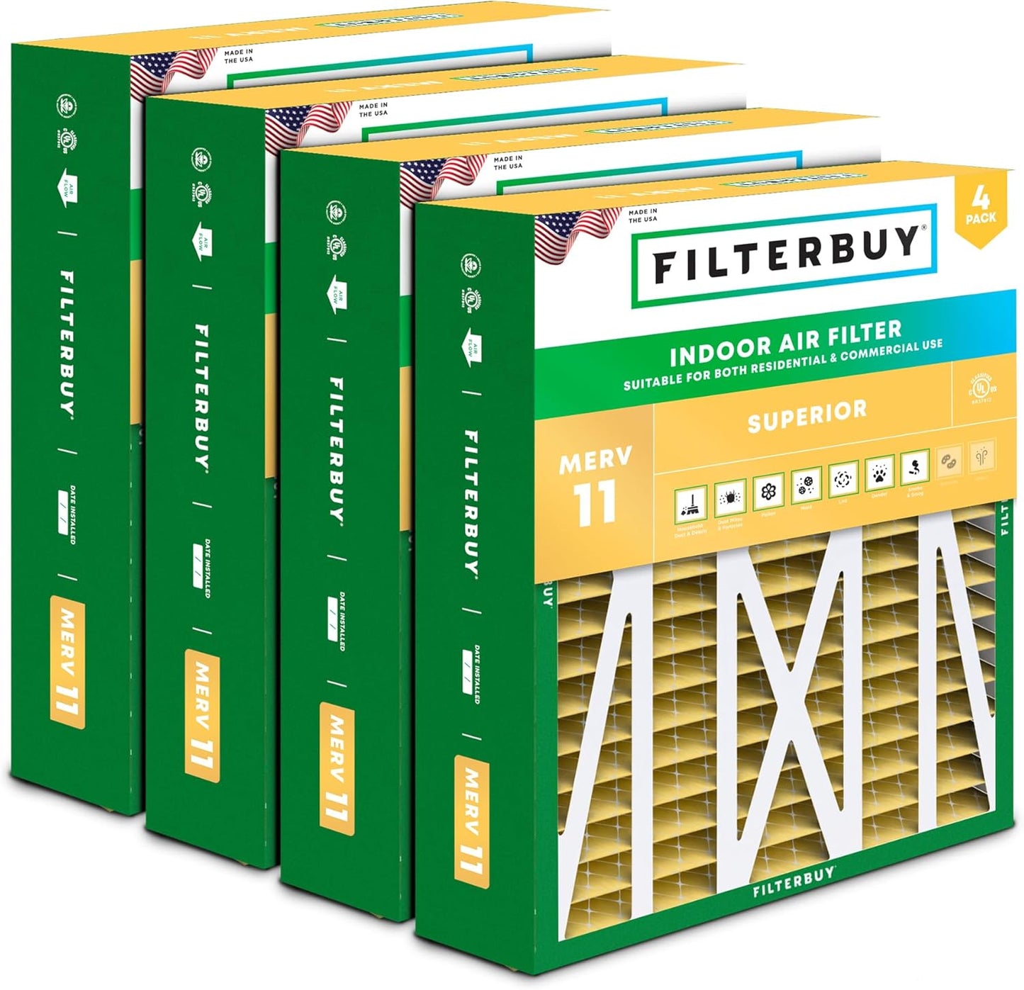 17.5x21x5 Air Filter MERV 11 for Enhanced HVAC Performance