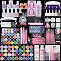 Acrylic Nail Kit Complete Set for Beginners - All-In-One Home Salon