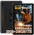 HOTWAV R10 Pro 2025 Rugged Tablet - Long Battery, IP69K Protection