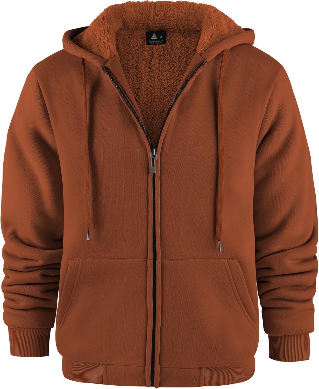 GEEK LIGHTING Heavyweight Fleece Sweatshirt Full Zip Hoodie
